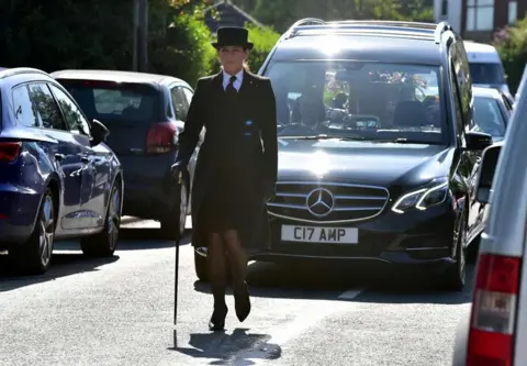 Phil Garlington Funeral procession