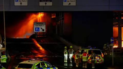 Reuters Car park fire