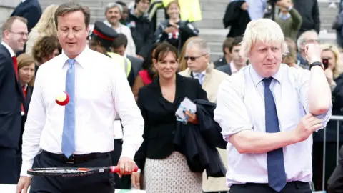 PA Media David Cameron and Boris Johnson
