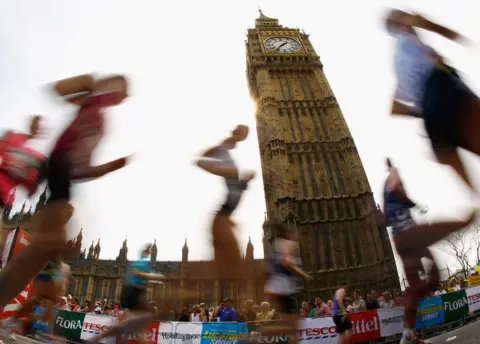 Getty Images Marathon big ben