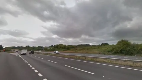 Google Southbound carriageway of the A34