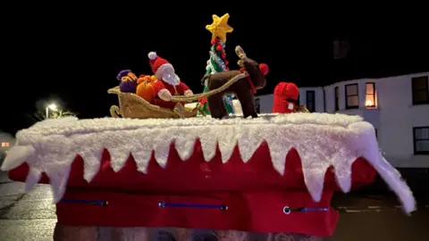 Norma Loudon  Santa and his sleigh have visited North Berwick overnight