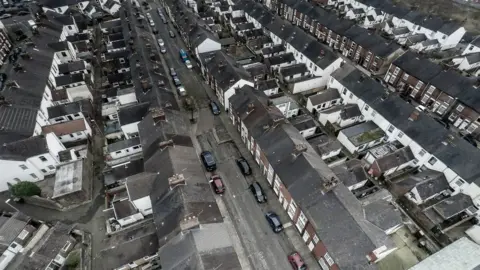 Getty Images Aerial view of Tunstall