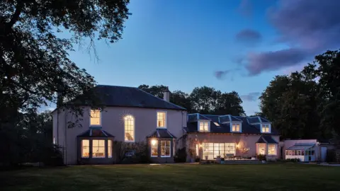 Paul Tyagi Exterior of The Moss, Killearn, a Georgian renovation