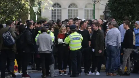 AFP People evacuated