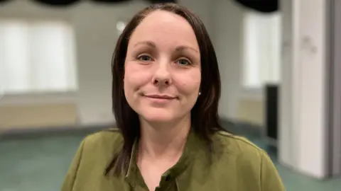 Sam Read/BBC Katie, a kinship carer