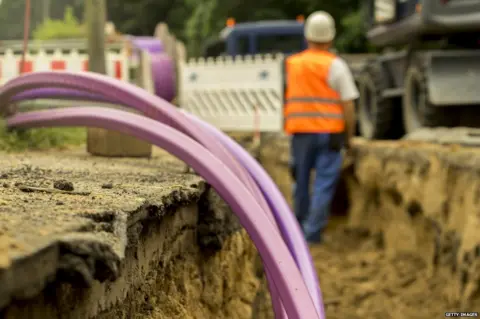 Getty Images Fibre optic cables