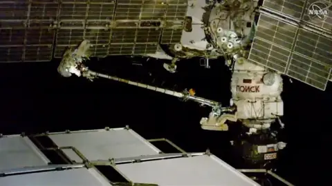 NASA Cosmonauts conduct spacewalk outside the ISS. 11 Dec 2018