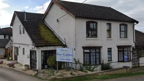 Google Five Gables Nursing Home near Kettering in Northamptonshire.