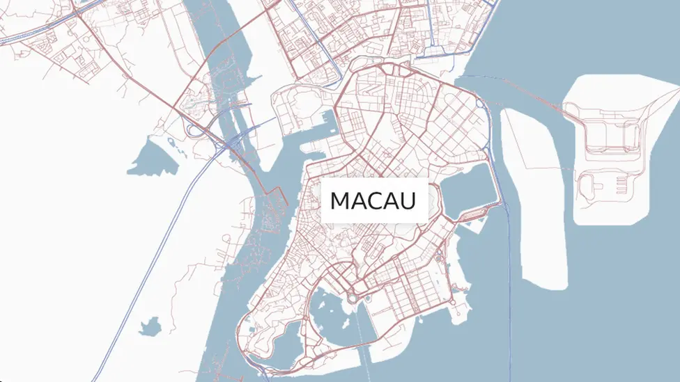 map of Macau