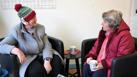 Hazel Sewell, 64 (left) and Patricia Hunt, 82 (right)