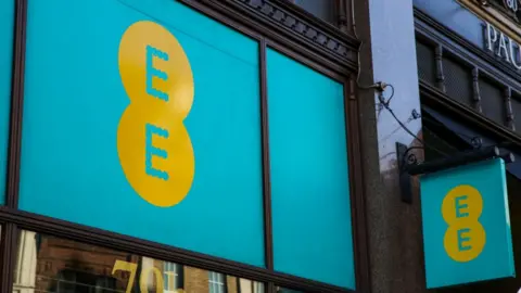 Getty Images An EE shop front.