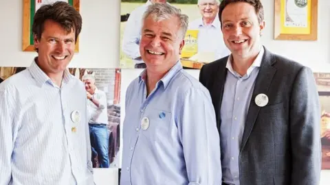 Pipers Crisps Pipes founders Alex Albone, Simon Herring and James Sweeting