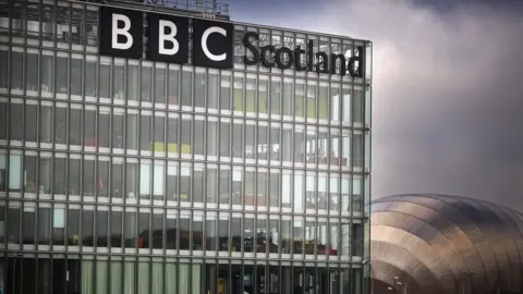 Jeff J Mitchell BBC Scotland hq