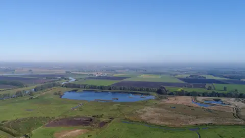 Kingfishers Bridge Nature Reserve Aerial shot of Kingfishers Bridge Nature Reserve