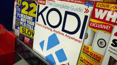 BBC The Complete Guide to Kodi on a newsstand