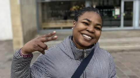 Steve Jones/BBC Kemi Oke