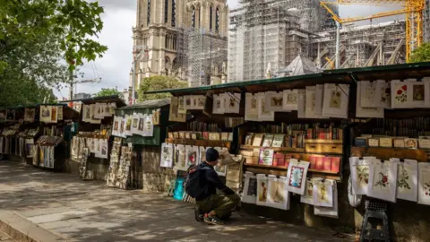 Nurphoto Booksellers on the Seine