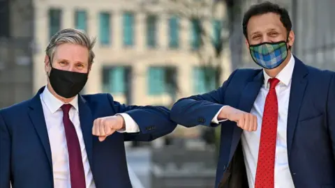Getty Images Sarwar and Starmer