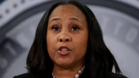 Getty Images Willis at a press conference in August