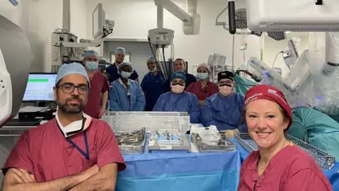 Katharine Bevan and her team at Bedford Hospital