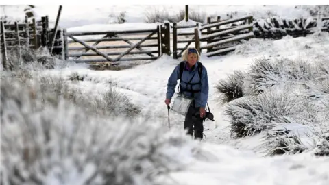 Wales News Service Snow in Brecon Beacons