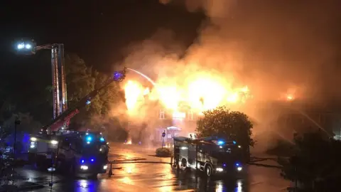 Matt Looseley Weybridge fire