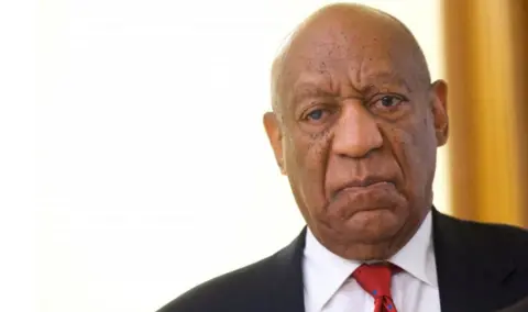 Reuters Bill Cosby reacts to the guilty verdict at the Montgomery County Courthouse in Pennsylvania
