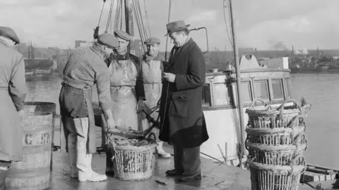BBC Fishermen in Lowestoft