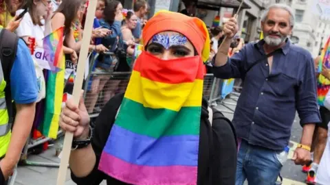 Getty Images Imaan LGBTQI Pride participant