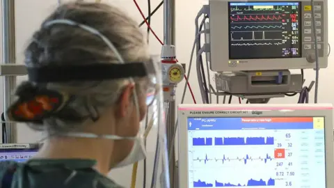 Getty Images Nurse wearing PPE