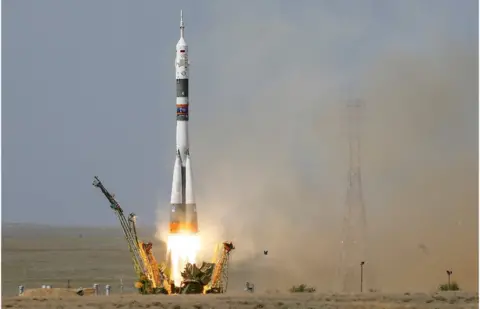 Reuters Soyuz launch