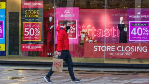 Getty Images Debenhams store closure