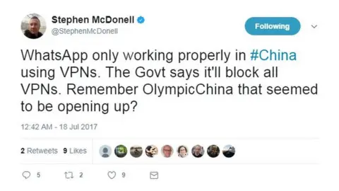 Stephen McDonell / Twitter Stephen McDonell tweet