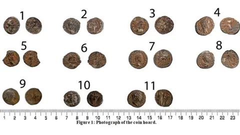 Derby and Derbyshire Coroner's Office Roman coins hoard