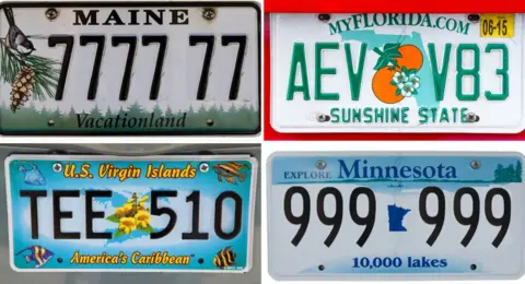 Getty Images Four US plates