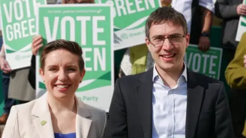 Green Party Carla Denyer and Adrian Ramsay