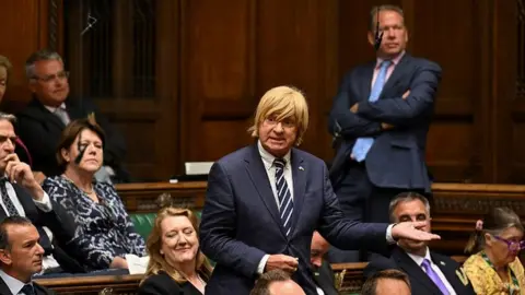 UK PARLIAMENT Michael Fabricant speaks during Prime Minister's Questions