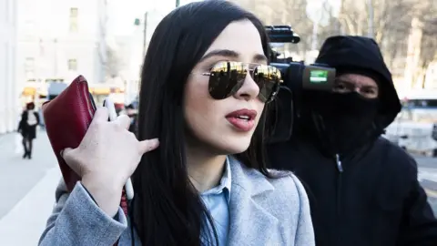 EPA Guzmán's wife Emma Coronel attended the trial in New York