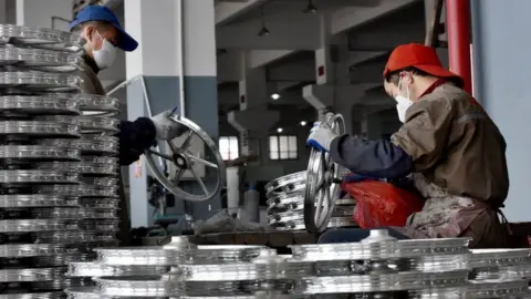 Getty Images China bicycle factory