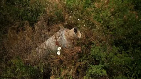 Rocket stuck in ground