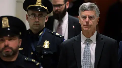 Getty Images Bill Taylor arrives at Congress