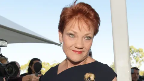 Getty Images One Nation leader Pauline Hanson