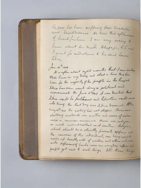 PARTITION MUSEUM Amar Kapoor's diary