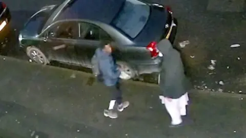 CCTV footage of the lead-up to the attack