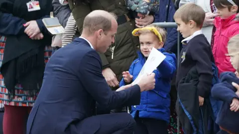 PA Media Blake with Prince William