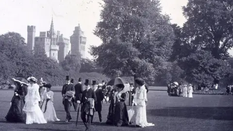 Cardiff council Garden party in 1902