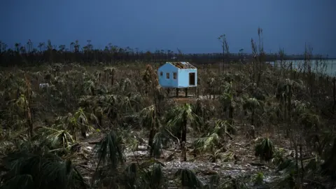 Reuters A destroyed house in Marsh Harbour