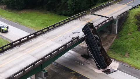 Lorry crash in Georgia