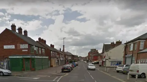 Google Green Lane Road in Leicester